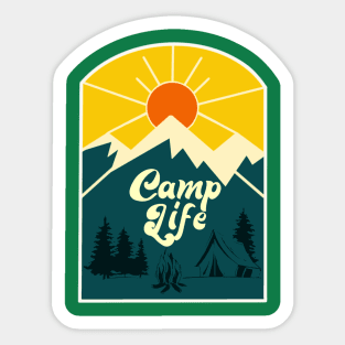 Camp Life Sticker